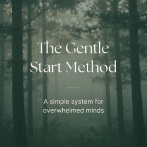 WiredCalm Gentle Start Method Workbook (Digital Download) - ADHD overwhelm