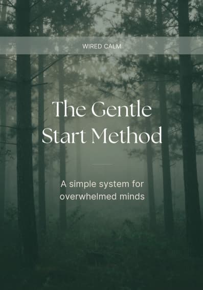 Thge Gentle Start Method Workbook by WiredCalm